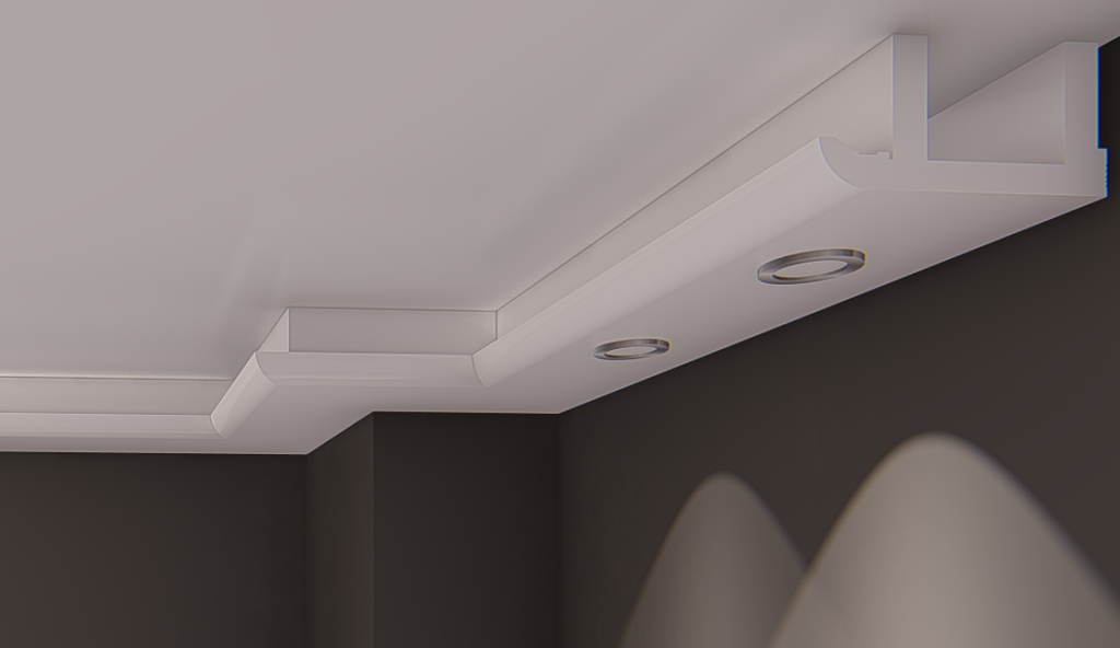 Transformeer uw interieur met onze kooflijsten met LED strip- en LED spot-verlichting en geniet van een stijlvolle, warme sfeer in uw woning. Ontdek ons assortiment en laat uw plafond stralen!