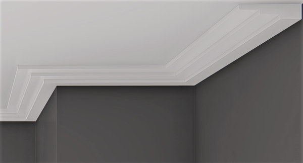 Platte plafondlijst – Strakke en betaalbare afwerking voor een modern interieur.